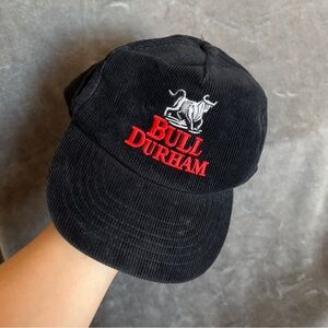 Vintage Bull durham Corduroy Cap SnapBack